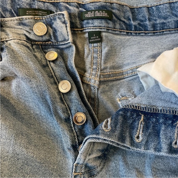 Wild Fable Light Blue Straight Leg Jeans - Picture 3 of 3